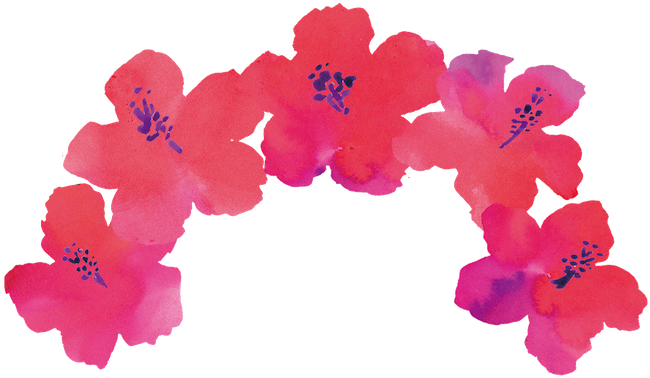 Hibiscus Flower Facemask